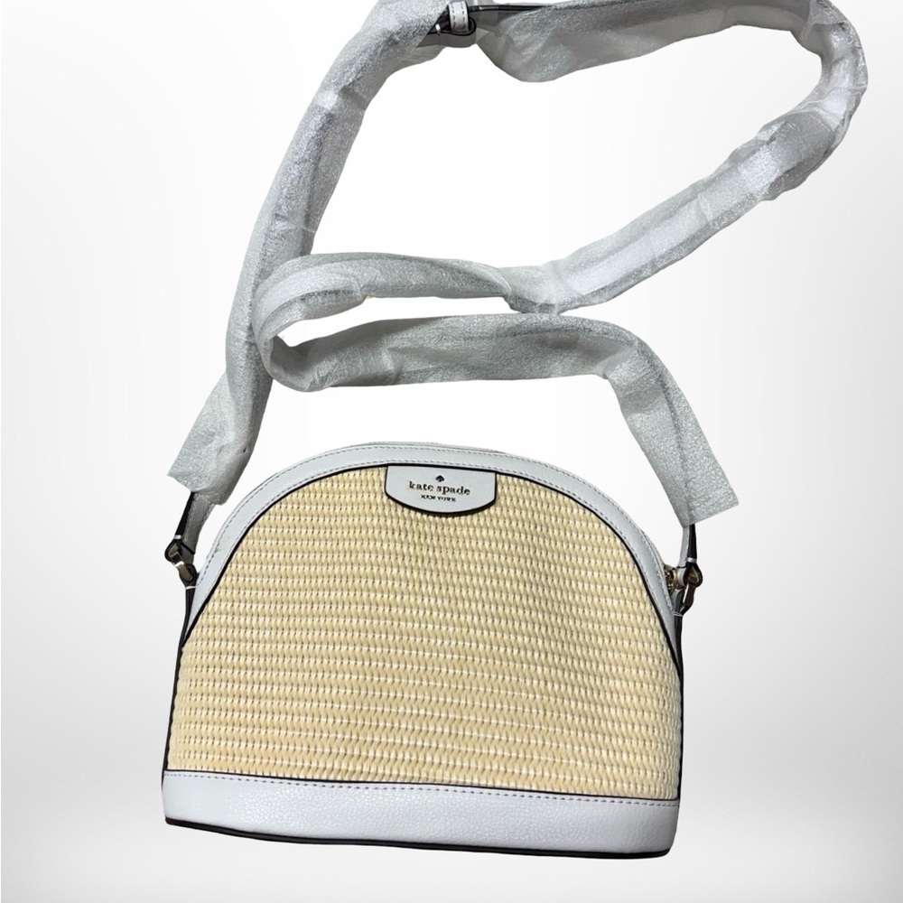 Kate Spade Cream and White Crossbody Bag